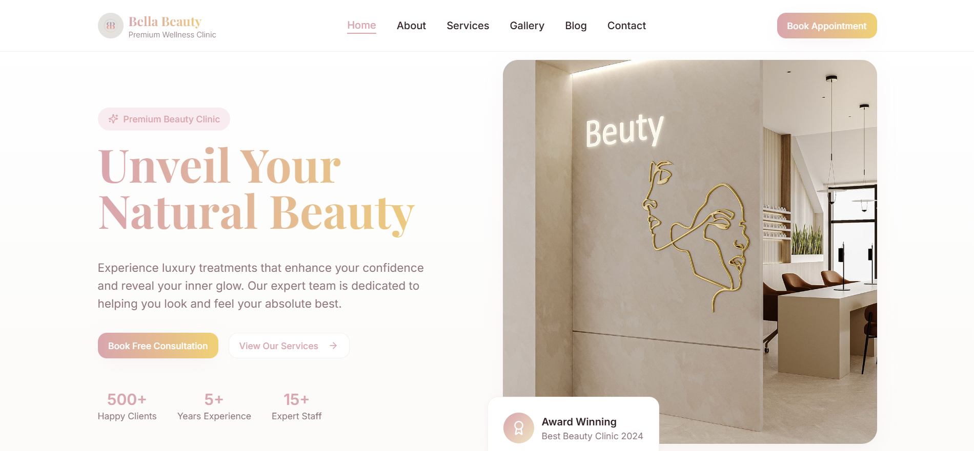 Bella Beauty Clinic Demo